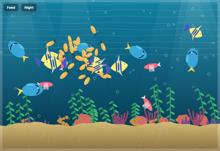 Living Reef — Codex CLI (screenshot)
