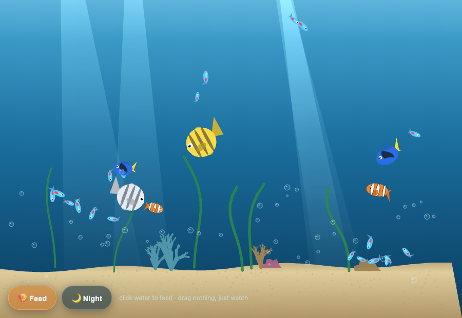 Living Reef — Zevyn CLI · Claude engine (screenshot)