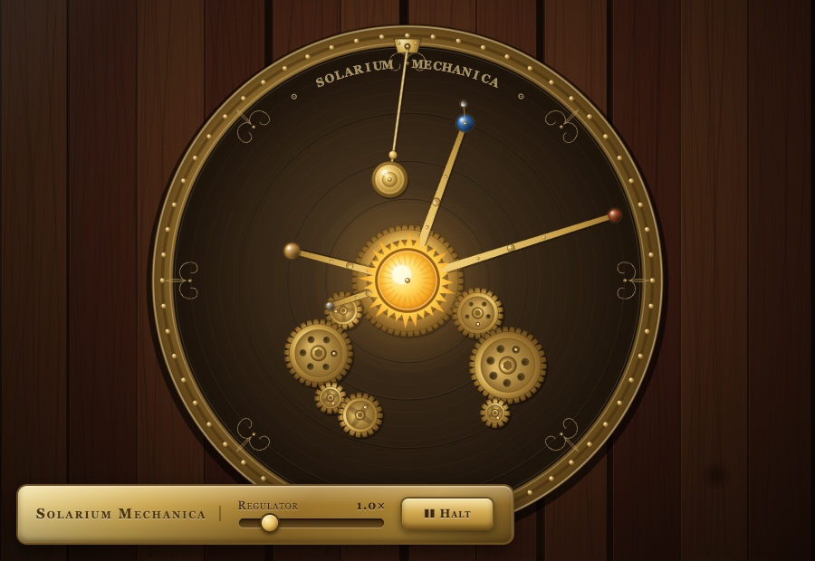Clockwork Orrery — Claude Code (screenshot)