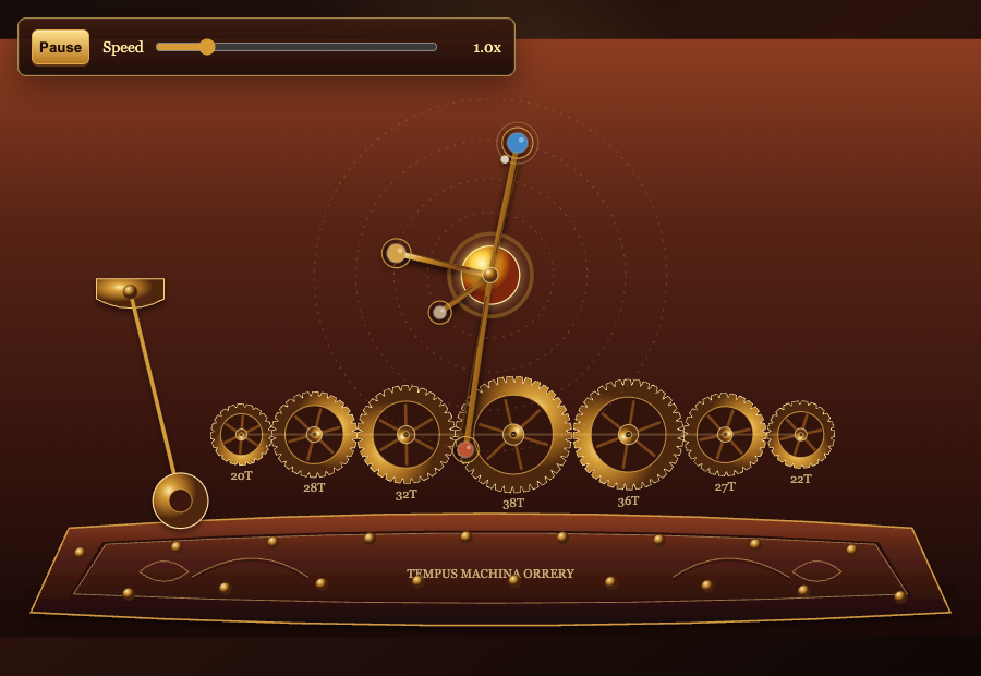 Clockwork Orrery — Codex CLI (screenshot)