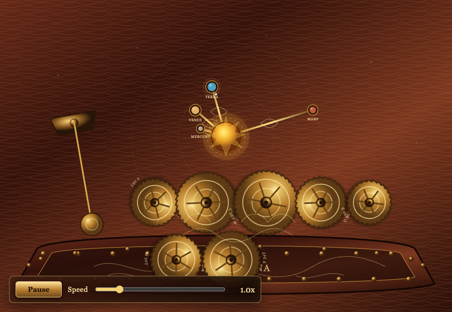 Clockwork Orrery — Zevyn CLI · Codex engine (screenshot)
