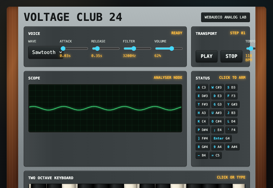 Pocket Synth — Codex CLI (screenshot)