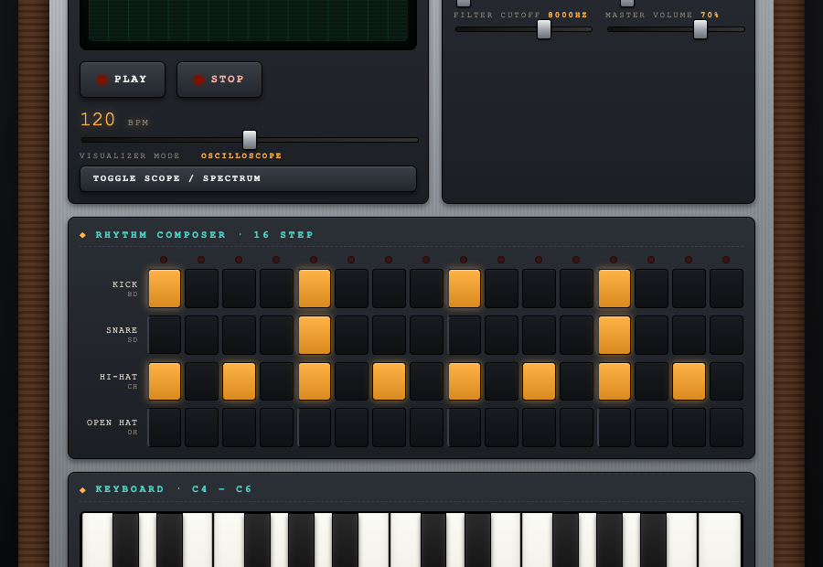 Pocket Synth — Zevyn CLI · Claude engine (screenshot)
