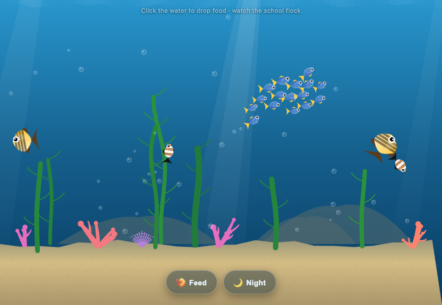 Living Reef — Claude Code run 10