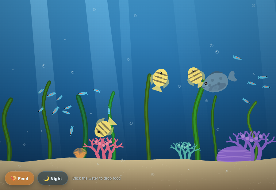 Living Reef — Claude Code run 6