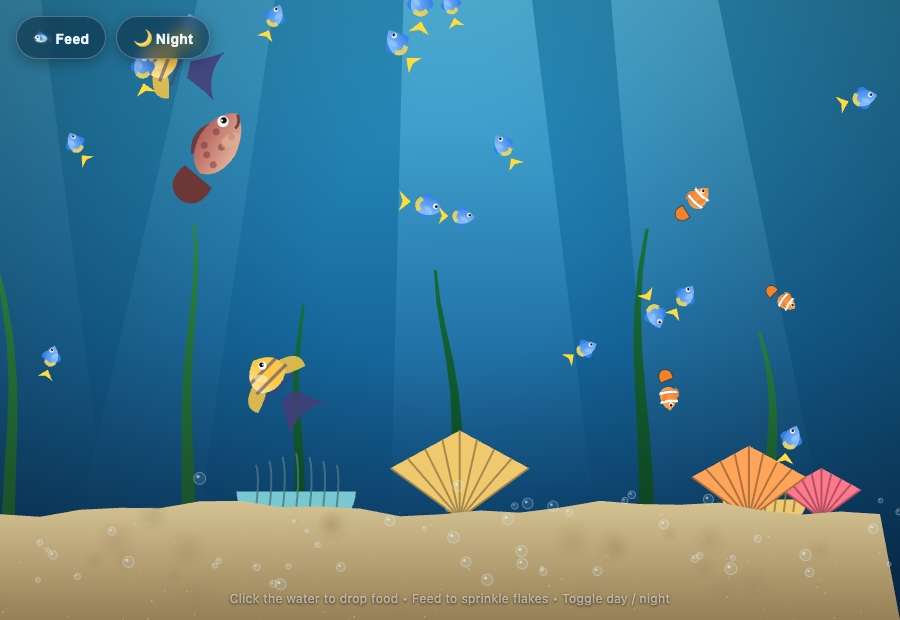 Living Reef — Claude Code run 8