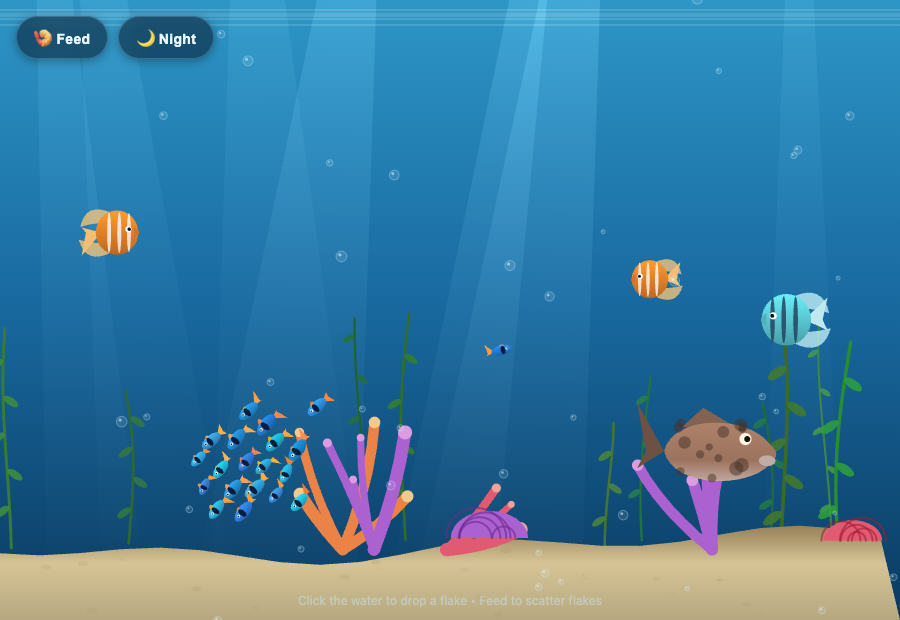 Living Reef — Zevyn CLI · Claude engine run 1