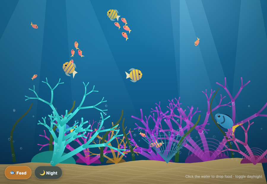 Living Reef — Zevyn CLI · Claude engine run 4