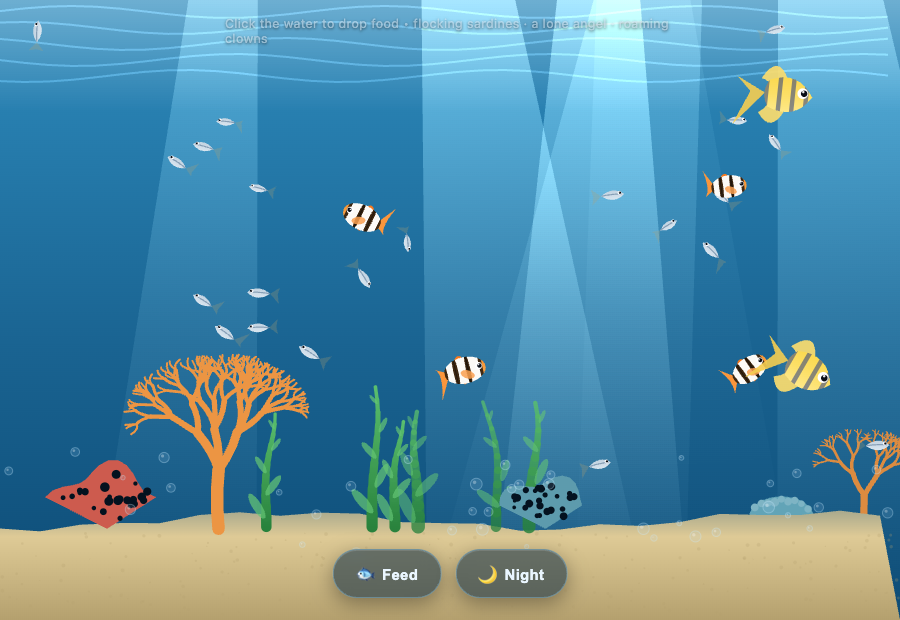 Living Reef — Zevyn CLI · Claude engine run 7