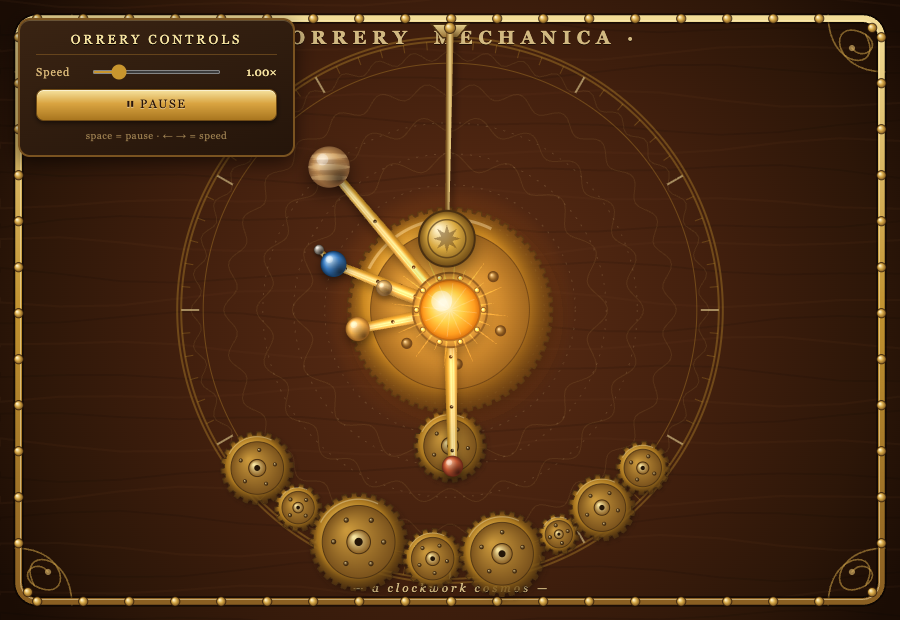 Clockwork Orrery — Claude Code run 4
