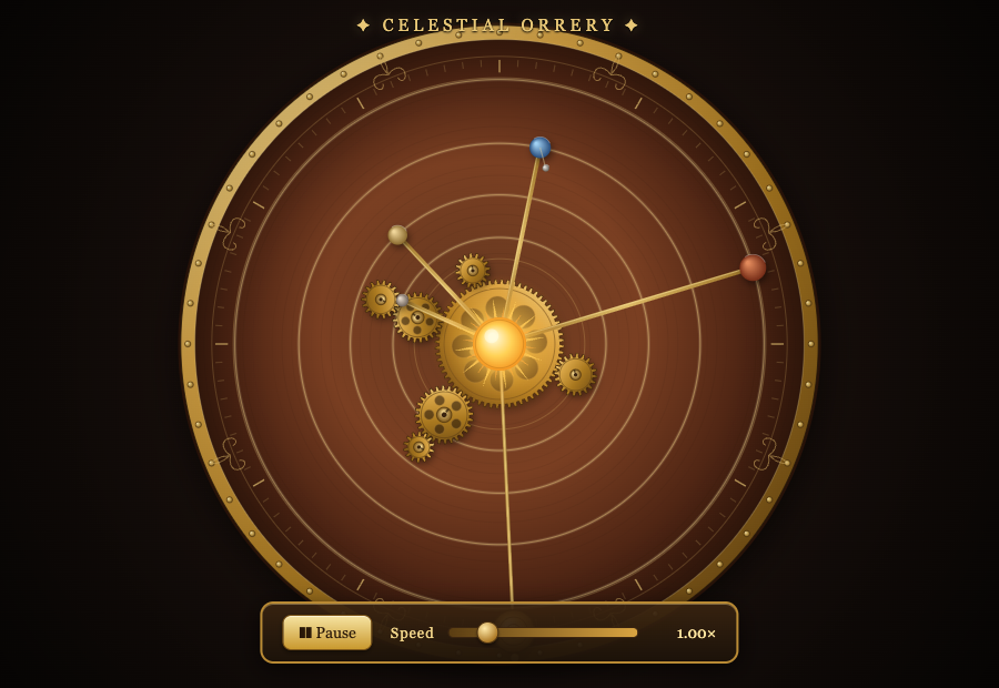 Clockwork Orrery — Zevyn CLI · Claude engine run 5